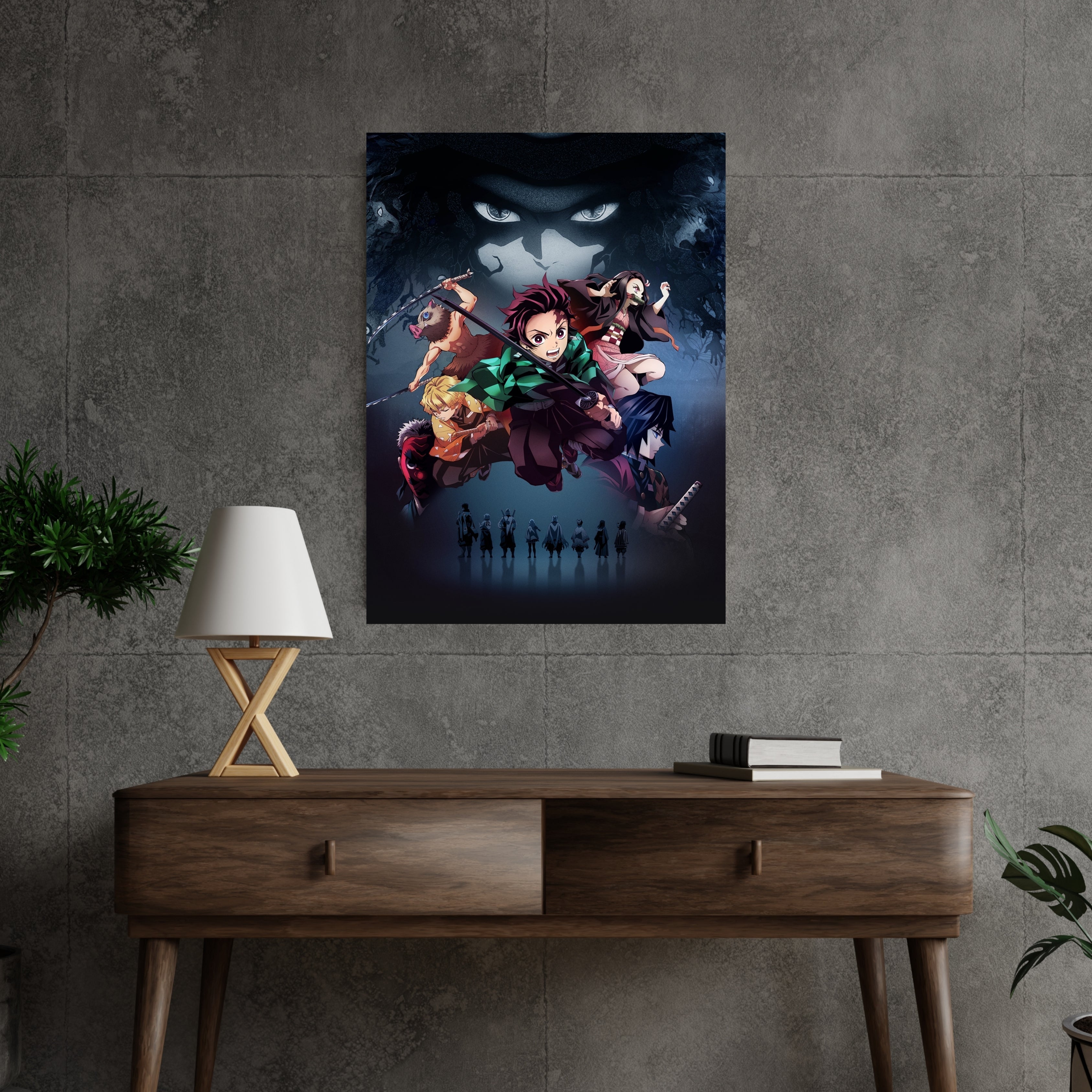 Demon Slayer: Kimetsu no Yaiba | Poster Frames HD Metal Print | A4 (12 * 8 inch)