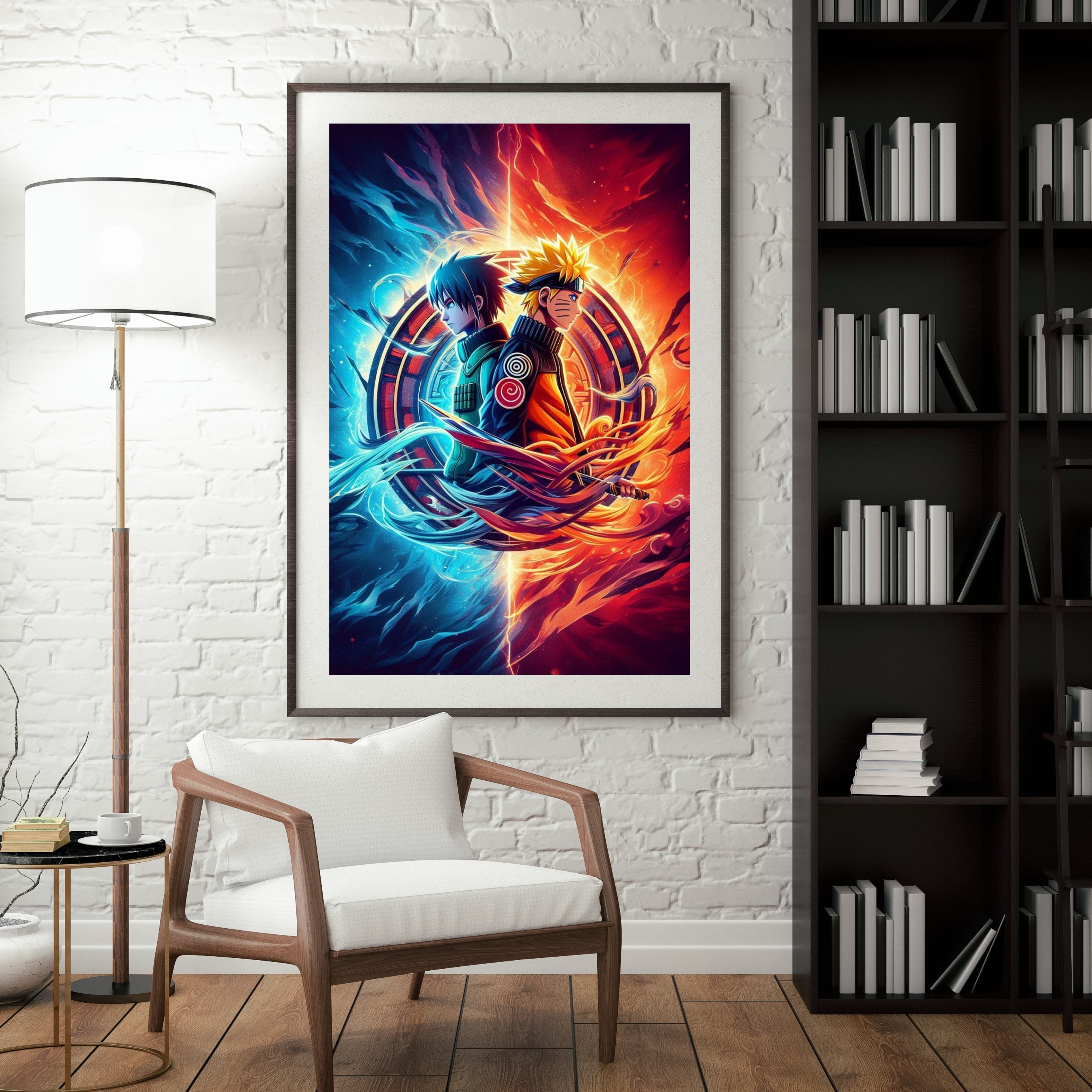 Naruto Uzumaki | Poster Frames HD Metal Print | A4 (12 * 8 inch)