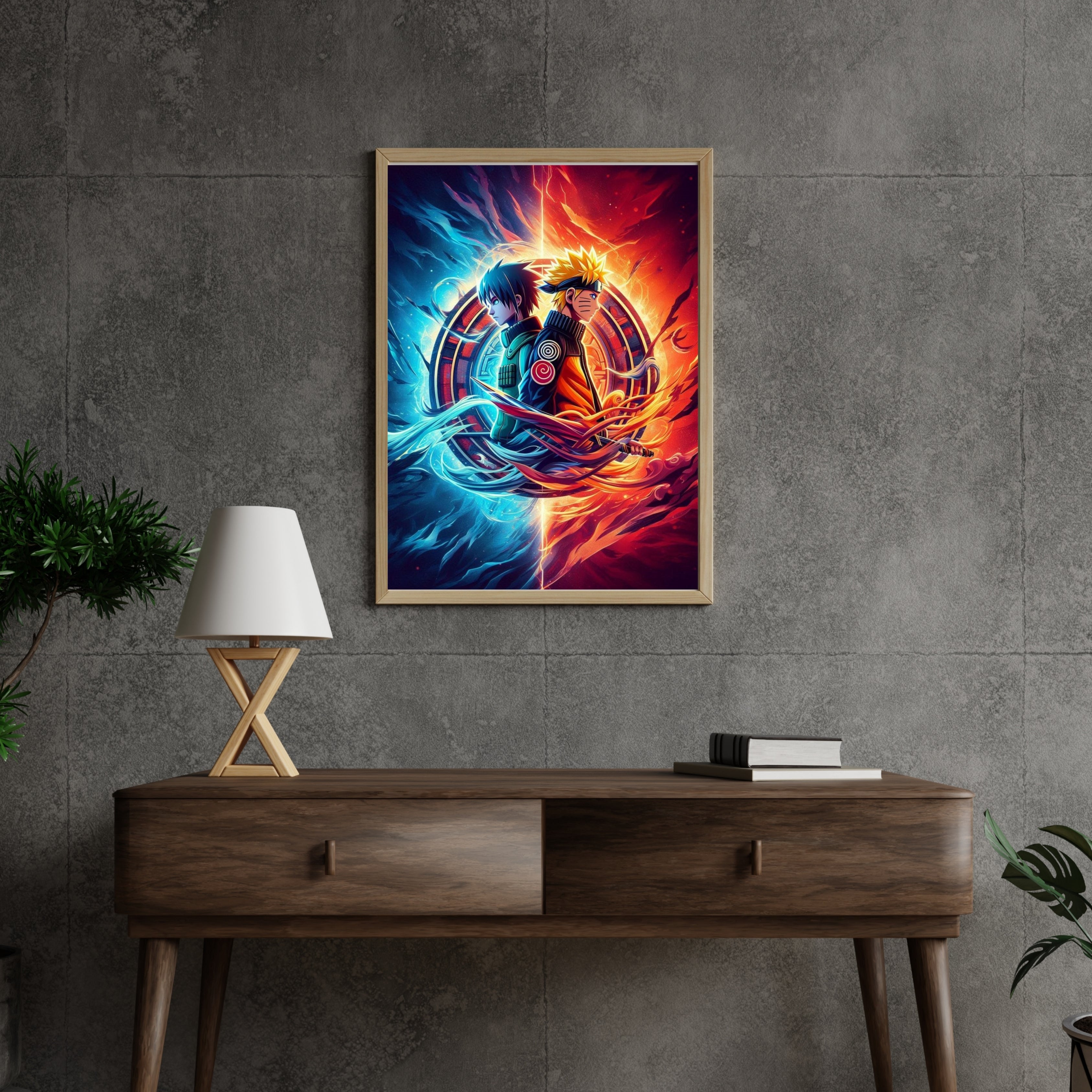 Naruto Uzumaki | Poster Frames HD Metal Print | A4 (12 * 8 inch)