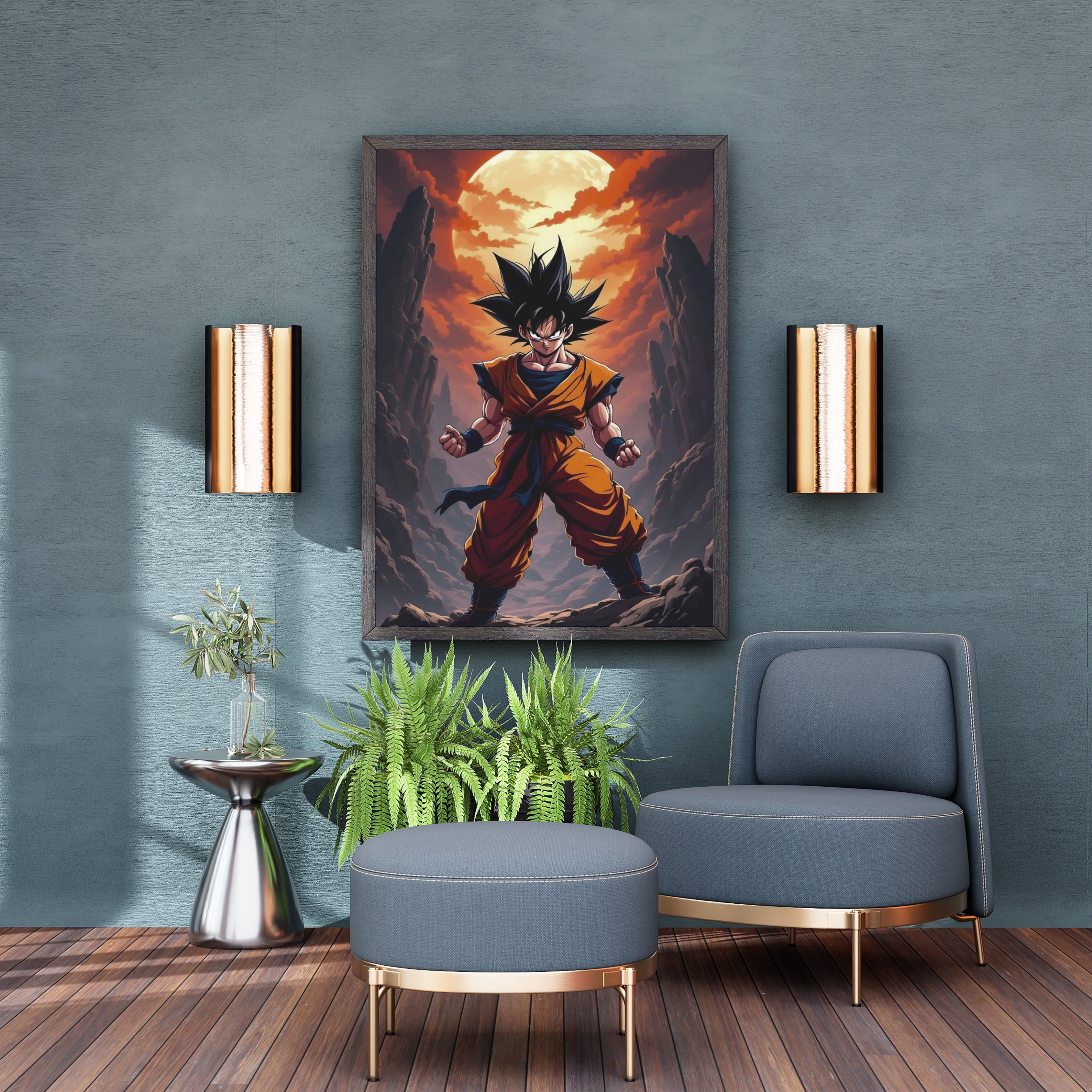 DRAGON BAll SON GOKU | Poster Frames HD Metal Print | (12 * 8 inch)