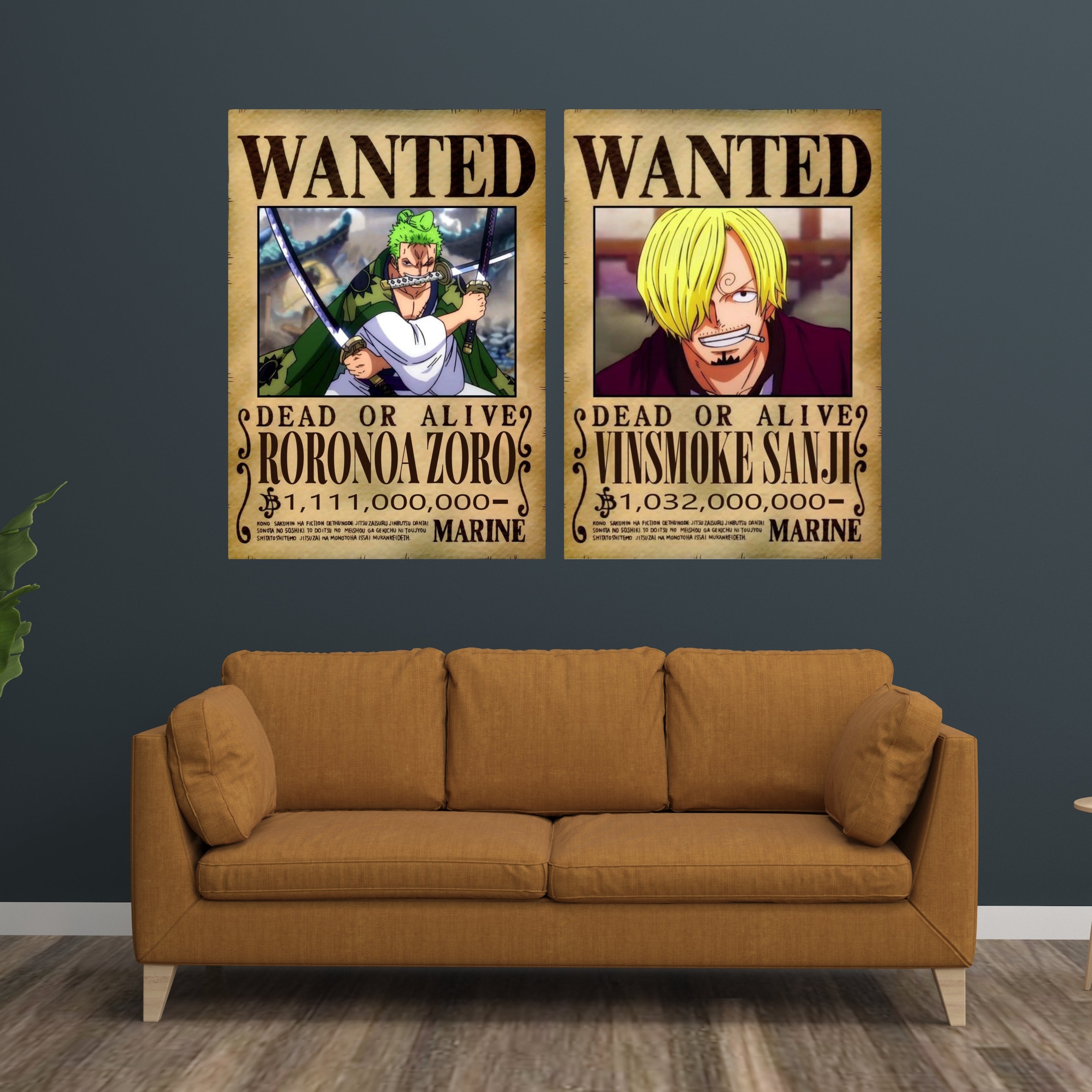 ONE PIECE : WANTED | Poster Frames HD Metal Print | (12 * 8 inch)