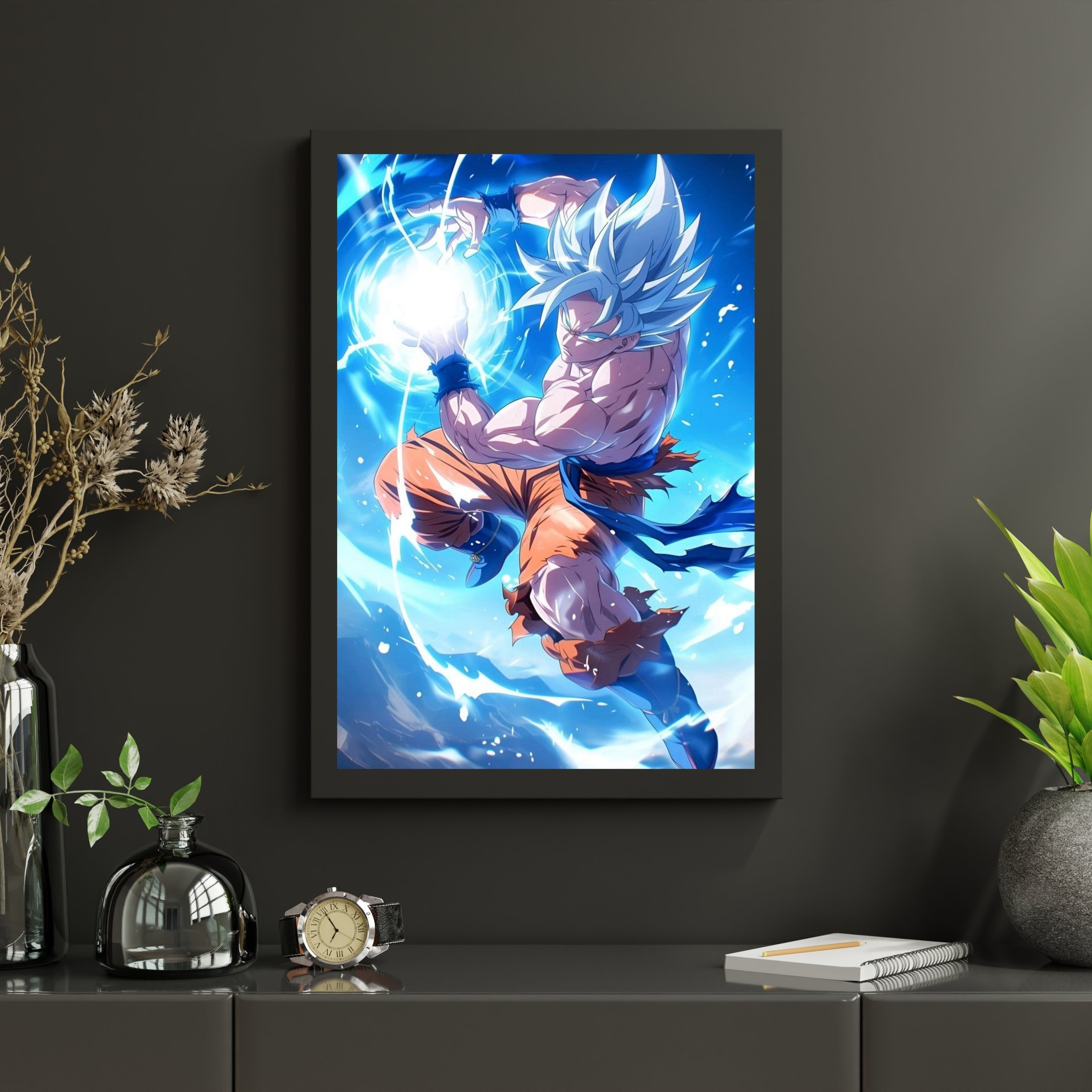 DRAGON BAll SON GOKU | Poster Frames HD Metal Print | A4(12 * 8 inch)