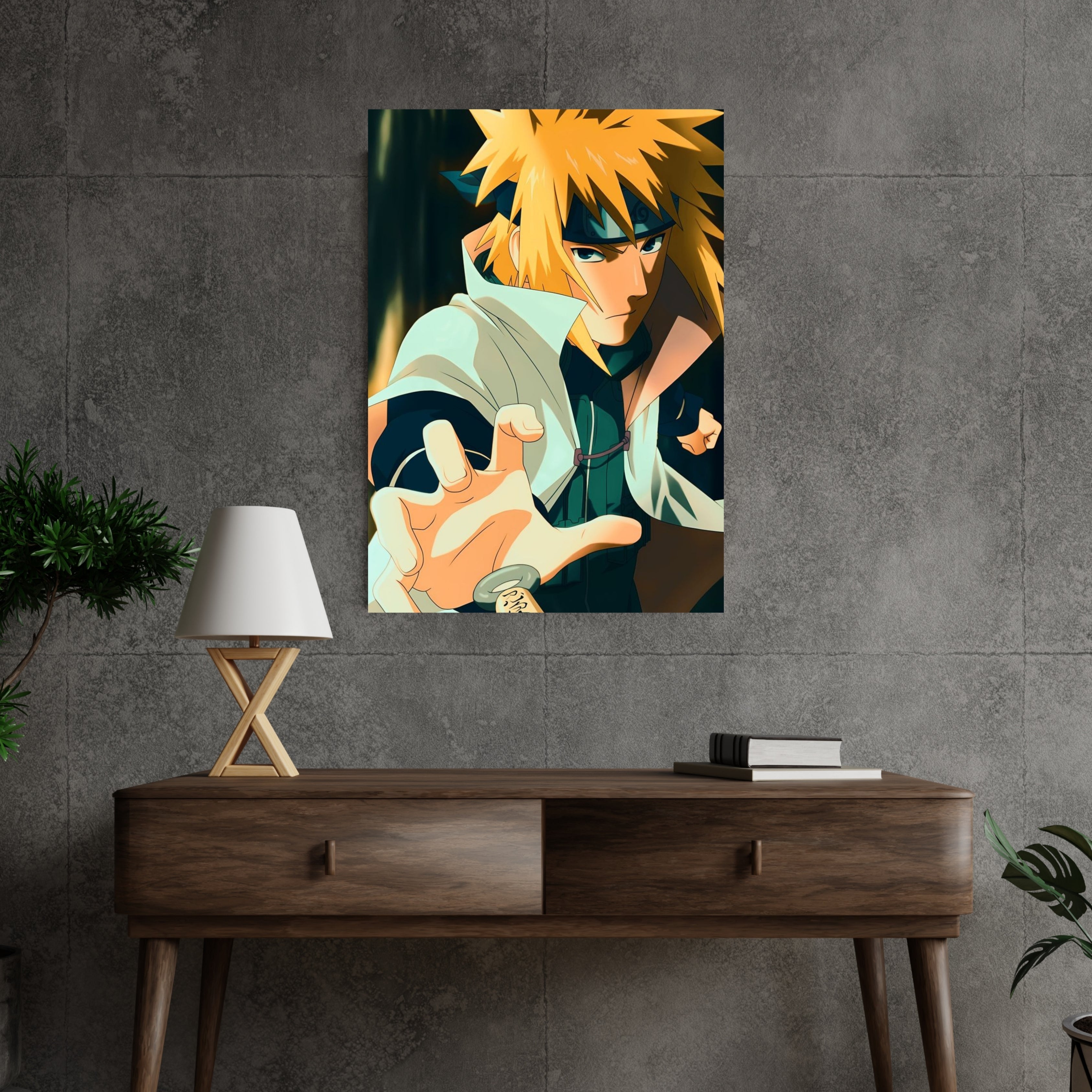 Minato Namikaze | Poster Frames HD Metal Print | A4 (12 * 8 inch)