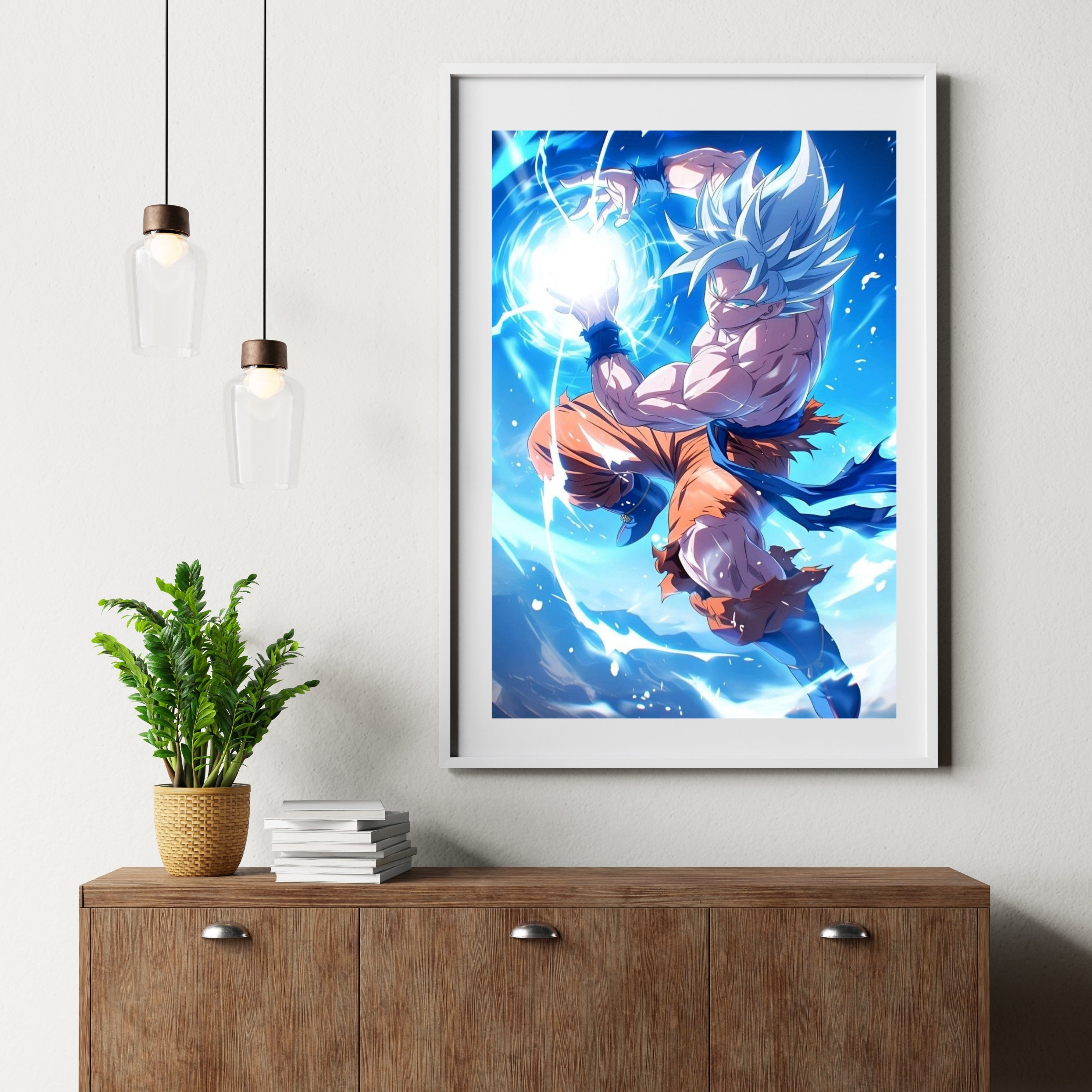 DRAGON BAll SON GOKU | Poster Frames HD Metal Print | A4(12 * 8 inch)