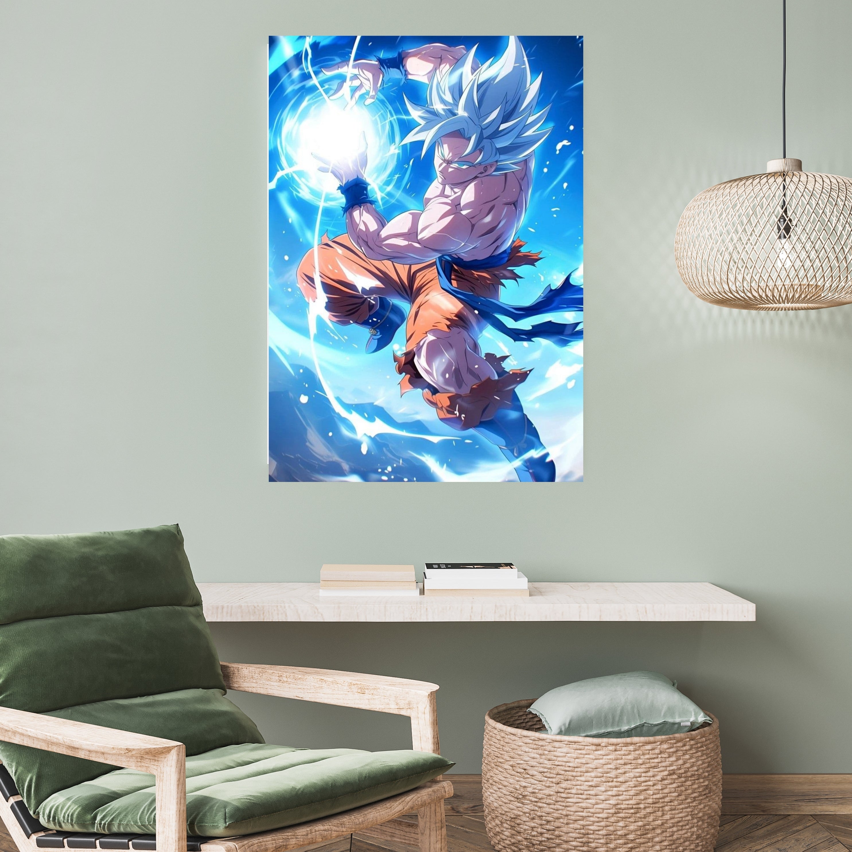 DRAGON BAll SON GOKU | Poster Frames HD Metal Print | A4(12 * 8 inch)